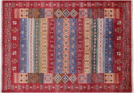 Tribal Persian Gabbeh Handmade Wool Rug - Manhattan Rugs