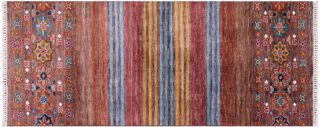 Runner Handmade Khorjin Super Kazak Wool Rug - Manhattan Rugs