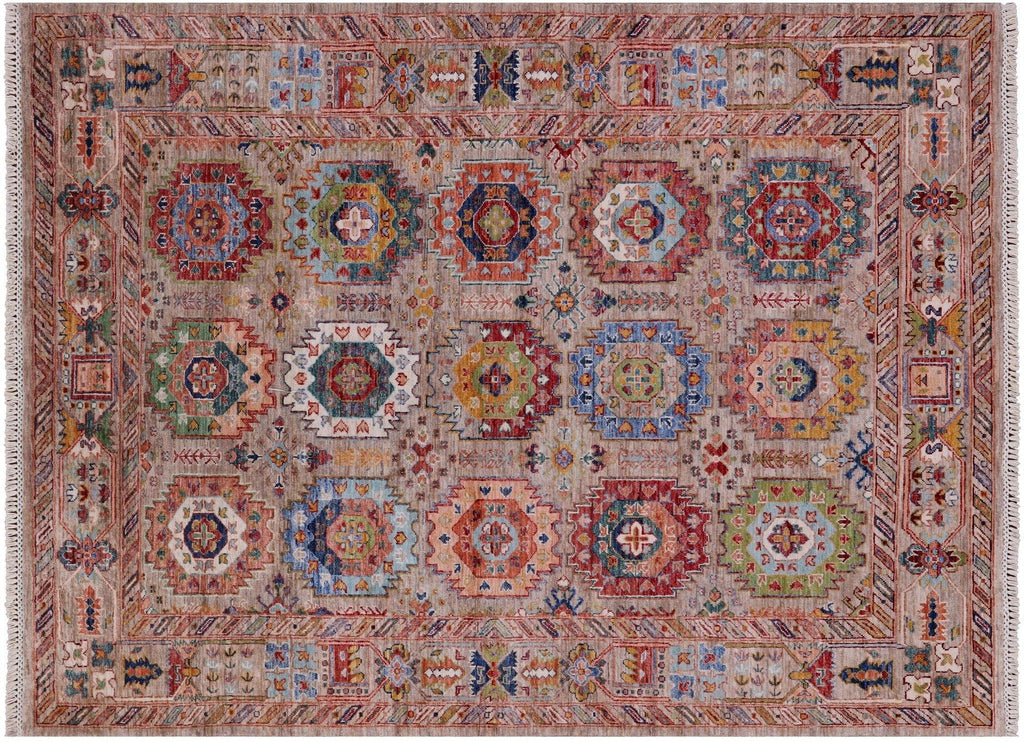 Fine Turkmen Hand-Knotted Wool Rug - Manhattan Rugs