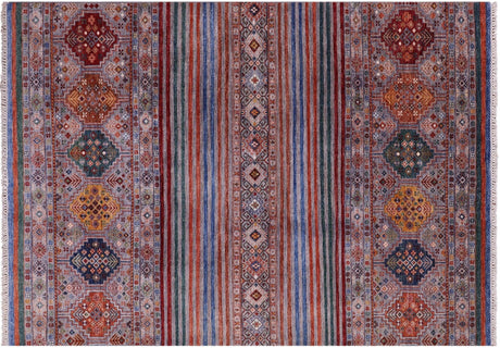Super Kazak Khorjin Hand-Knotted Wool Rug - Manhattan Rugs