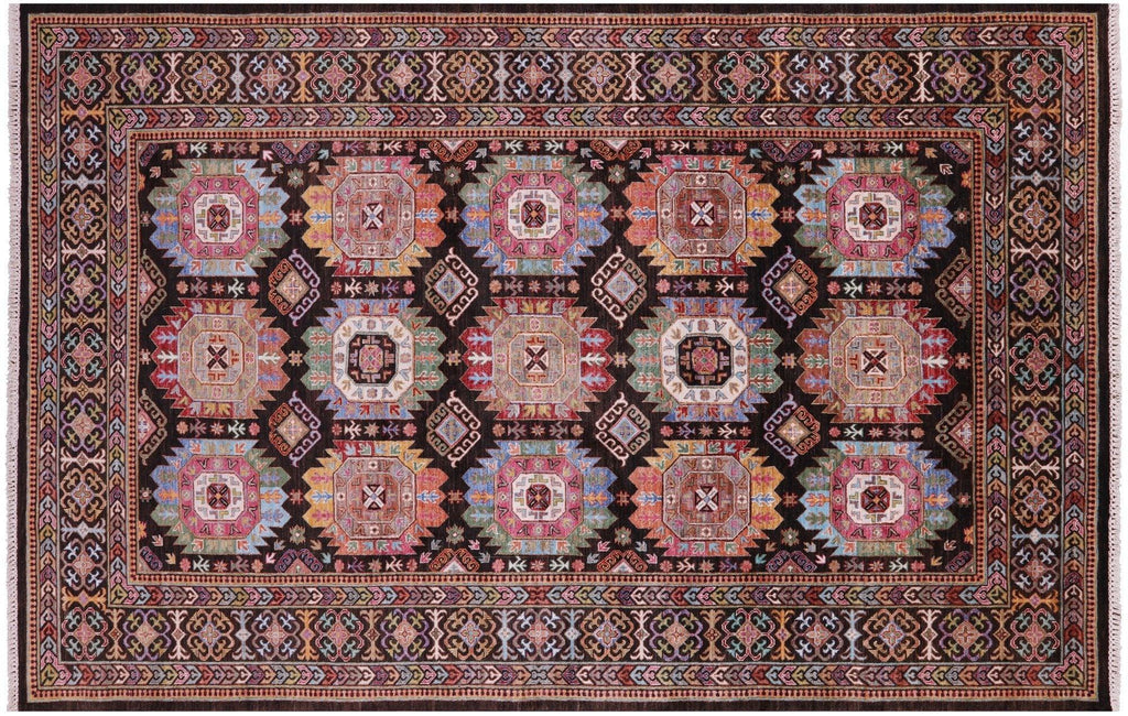 Fine Turkmen Hand Knotted Wool Rug - Manhattan Rugs