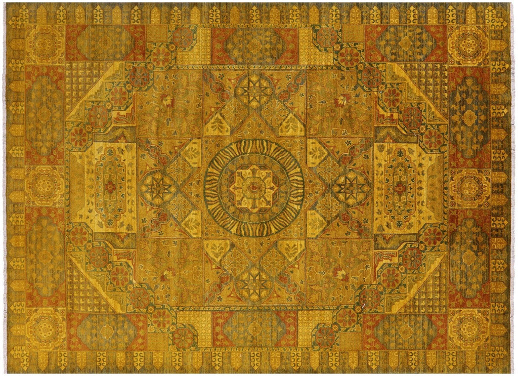 Hand Knotted Full Pile Overdyed Mamluk Rug - Manhattan Rugs