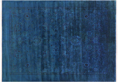 Full Pile Overdyed Tabriz Handmade Wool Rug - Manhattan Rugs