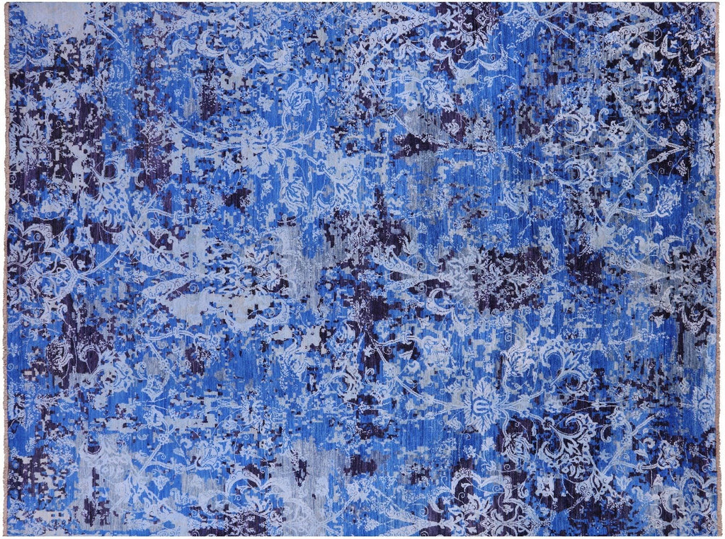 Modern Wool & Silk Hand Knotted Rug - Manhattan Rugs