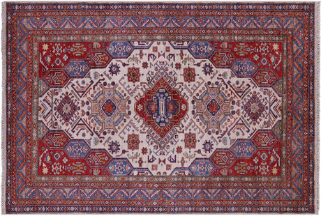 Hand Knotted Super Kazak Wool Rug - Manhattan Rugs