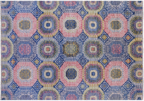 Handmade Geometric Mamluk Wool Rug - Manhattan Rugs