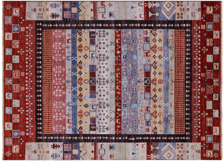 Persian Gabbeh Tribal Hand Knotted Wool Rug - Manhattan Rugs