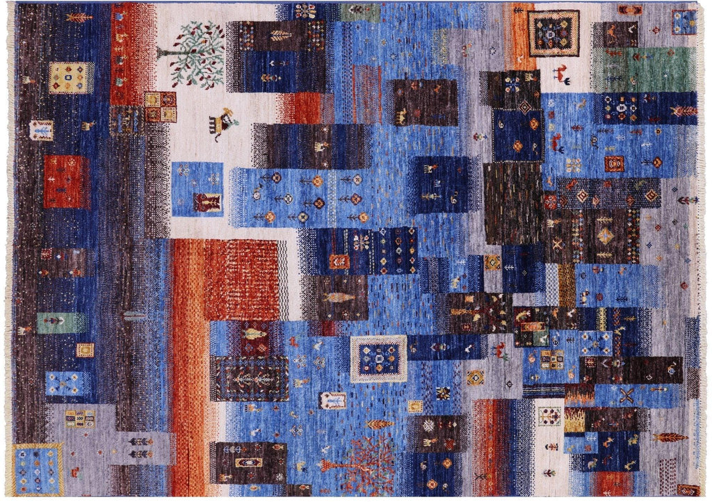 Persian Gabbeh Tribal Handmade Rug - Manhattan Rugs