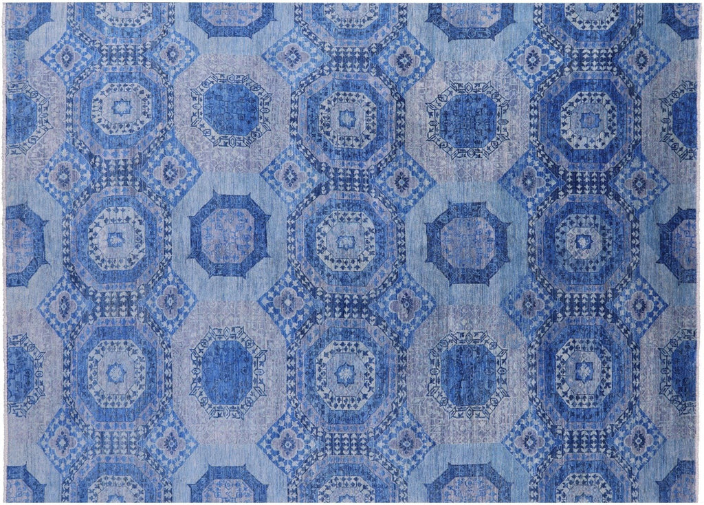 Mamluk Geometric Hand-Knotted Wool Rug - Manhattan Rugs