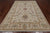 Ivory Hand Knotted Turkish Oushak Wool Rug 6' 4" X 9' 8" - Q10412