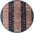 Round Hand Knotted Tribal Persian Gabbeh Wool Rug - Manhattan Rugs