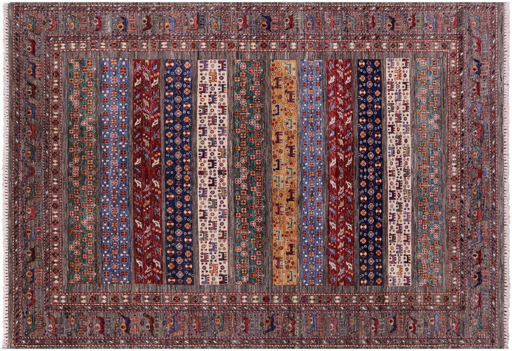 Tribal Persian Gabbeh Hand Knotted Rug - Manhattan Rugs