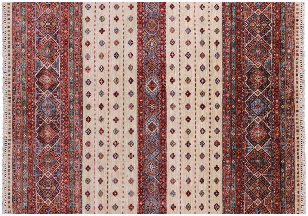 Hand Knotted Khorjin Super Kazak Rug - Manhattan Rugs