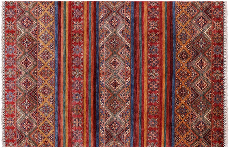 Super Kazak Khorjin Hand Knotted Rug - Manhattan Rugs