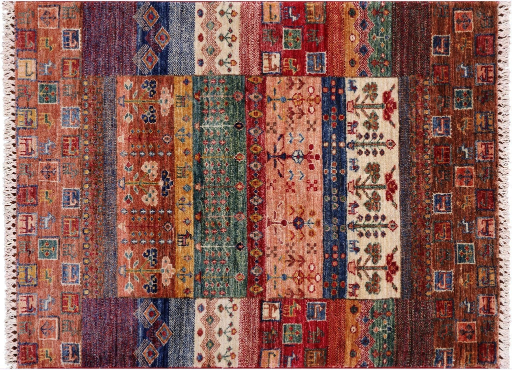 Hand Knotted Persian Gabbeh Tribal Rug - Manhattan Rugs