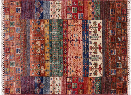 Hand Knotted Persian Gabbeh Tribal Rug - Manhattan Rugs