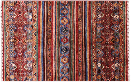Khorjin Super Kazak Hand-Knotted Wool Rug - Manhattan Rugs