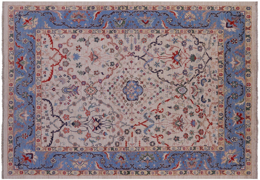 Handmade Turkish Oushak Wool On Wool Rug - Manhattan Rugs