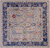 9' 2" X 9' 6" Square Hand Knotted Wool On Wool Turkish Oushak Rug - Q10491