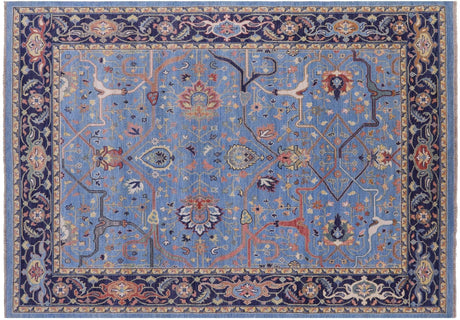 Turkish Oushak Hand-Knotted Wool On Wool Rug - Manhattan Rugs