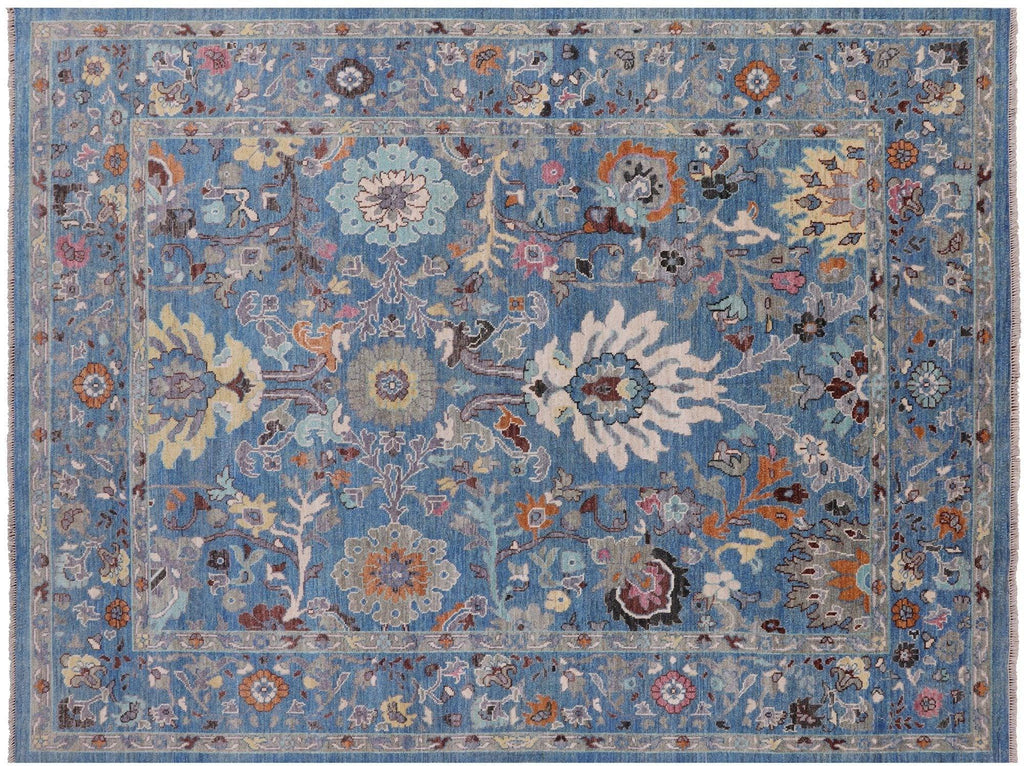 Wool On Wool Turkish Oushak Hand Knotted Rug - Manhattan Rugs
