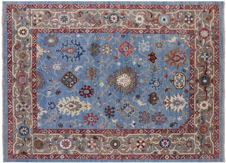Turkish Oushak Handmade Wool On Wool Rug - Manhattan Rugs