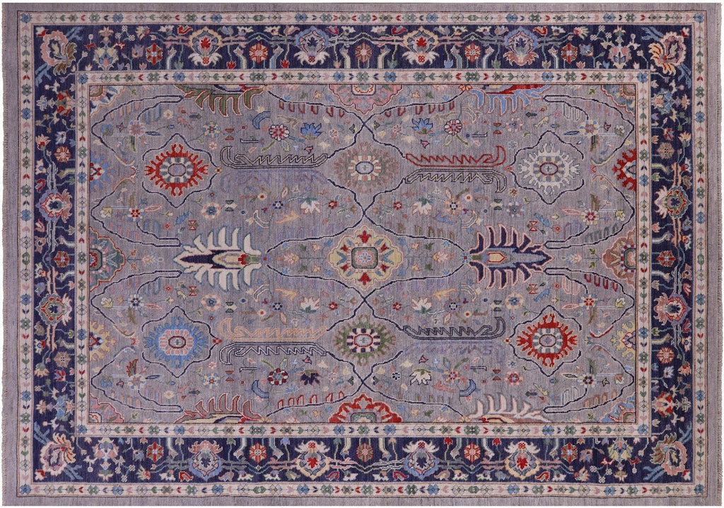 Wool On Wool Turkish Oushak Handmade Rug - Manhattan Rugs