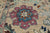 Ivory 8' 11" X 11' 10" Turkish Oushak Handmade Wool On Wool Rug - Q10514