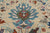 Ivory 8' 11" X 11' 10" Turkish Oushak Handmade Wool On Wool Rug - Q10514