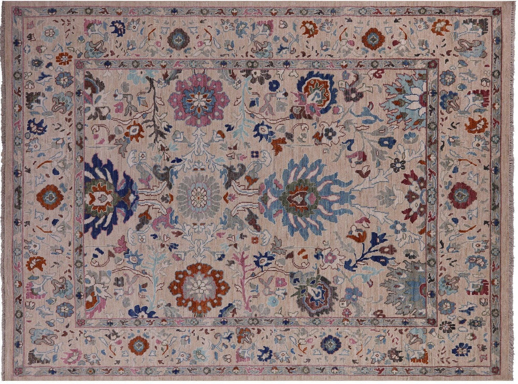 Turkish Oushak Handmade Wool On Wool Rug - Manhattan Rugs