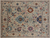 Ivory 8' 11" X 11' 10" Turkish Oushak Handmade Wool On Wool Rug - Q10514
