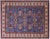 Hand Knotted Geometric Super Kazak Wool Rug - Manhattan Rugs
