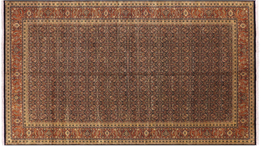 Persian Hill Herati Hand Knotted Wool Rug - Manhattan Rugs