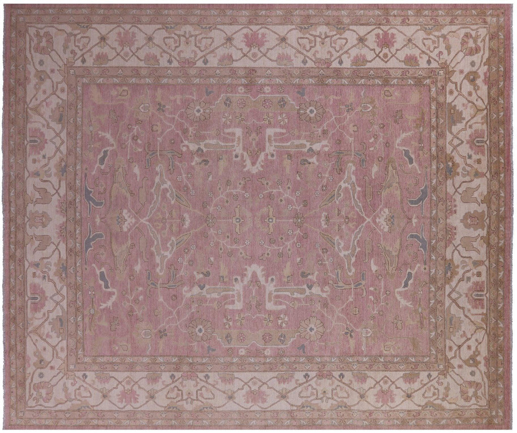 Turkish Oushak Hand Knotted Wool Rug - Manhattan Rugs
