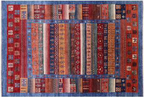 Tribal Persian Gabbeh Hand Knotted Rug - Manhattan Rugs