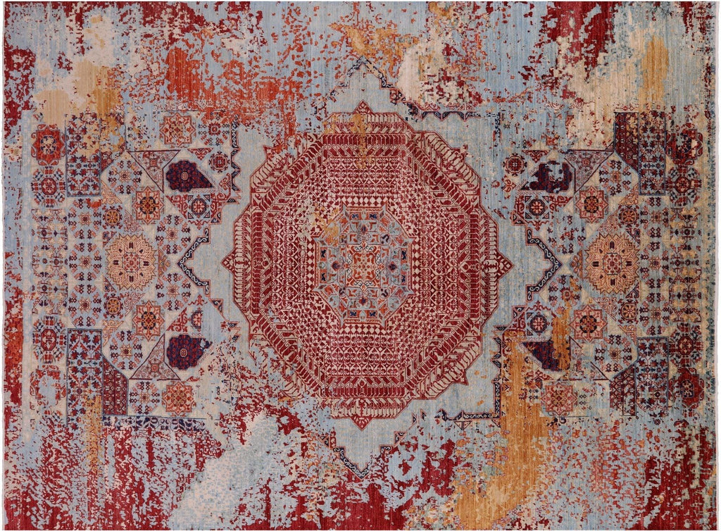 Contemporary Hand Knotted Wool Rug - Manhattan Rugs
