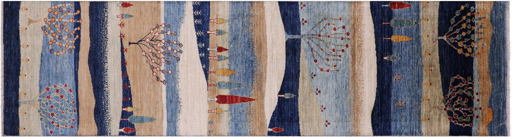 Handmade Persian Gabbeh Tribal Runner Rug - Manhattan Rugs