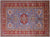 Hand-Knotted Super Kazak Geometric Wool Rug - Manhattan Rugs