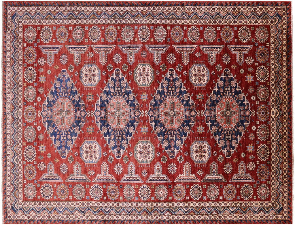 Handmade Super Kazak Geometric Rug - Manhattan Rugs
