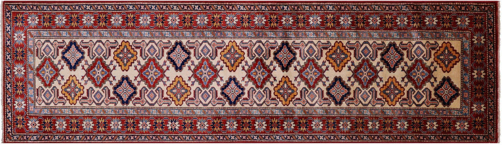 Runner Super Kazak Hand Knotted Wool Rug - Manhattan Rugs