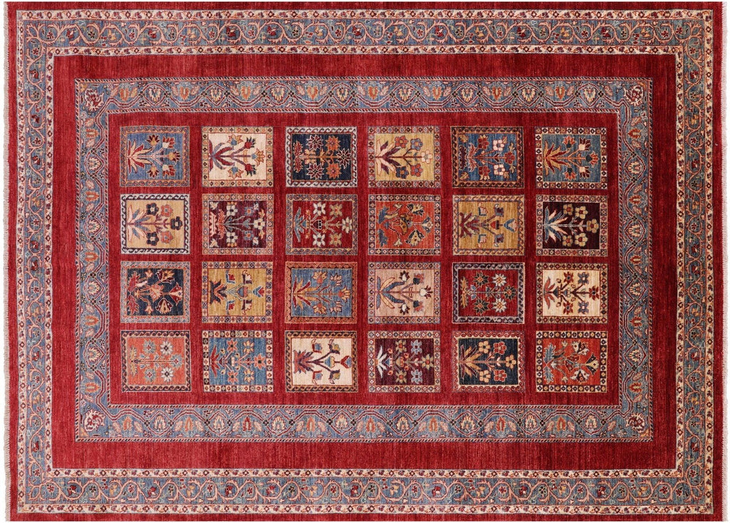 Handmade Garden Design Persian Wool Rug - Manhattan Rugs