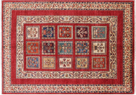 Hand-Knotted Persian Garden Design Rug - Manhattan Rugs