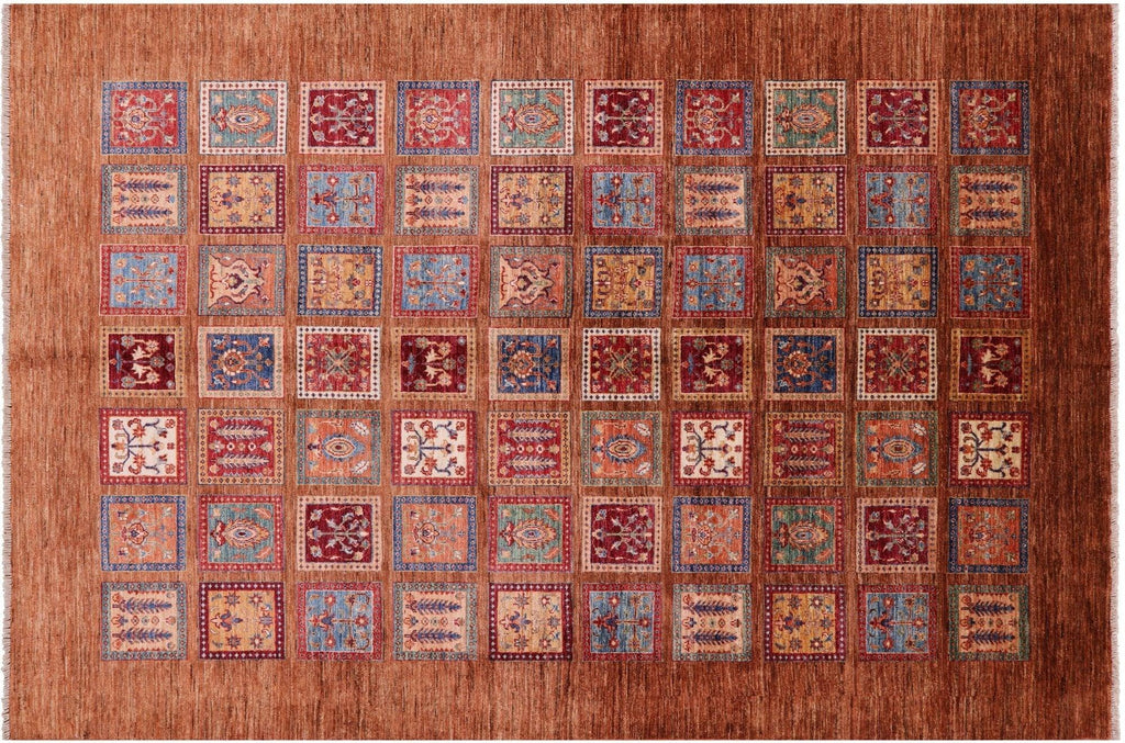 Persian Garden Design Handmade Wool Rug - Manhattan Rugs