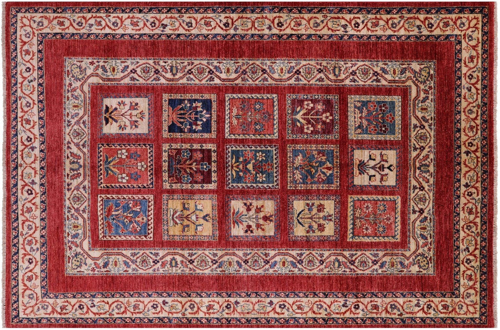 Persian Garden Design Handmade Wool Rug - Manhattan Rugs