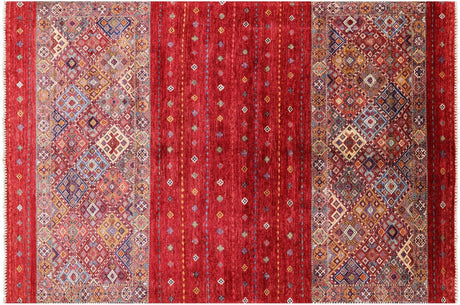 Hand-Knotted Super Kazak Khorjin Rug - Manhattan Rugs