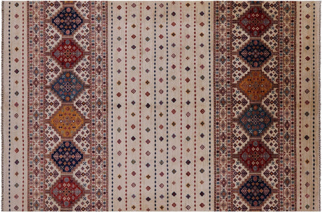 Hand Knotted Khorjin Super Kazak Rug - Manhattan Rugs