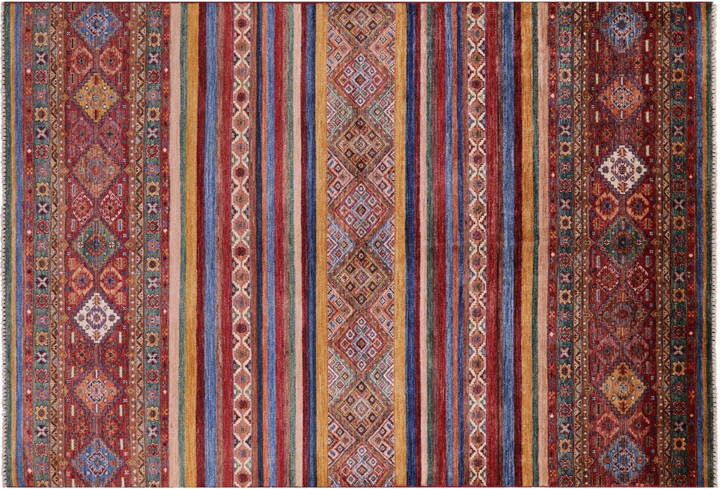 Handmade Khorjin Super Kazak Wool Rug - Manhattan Rugs
