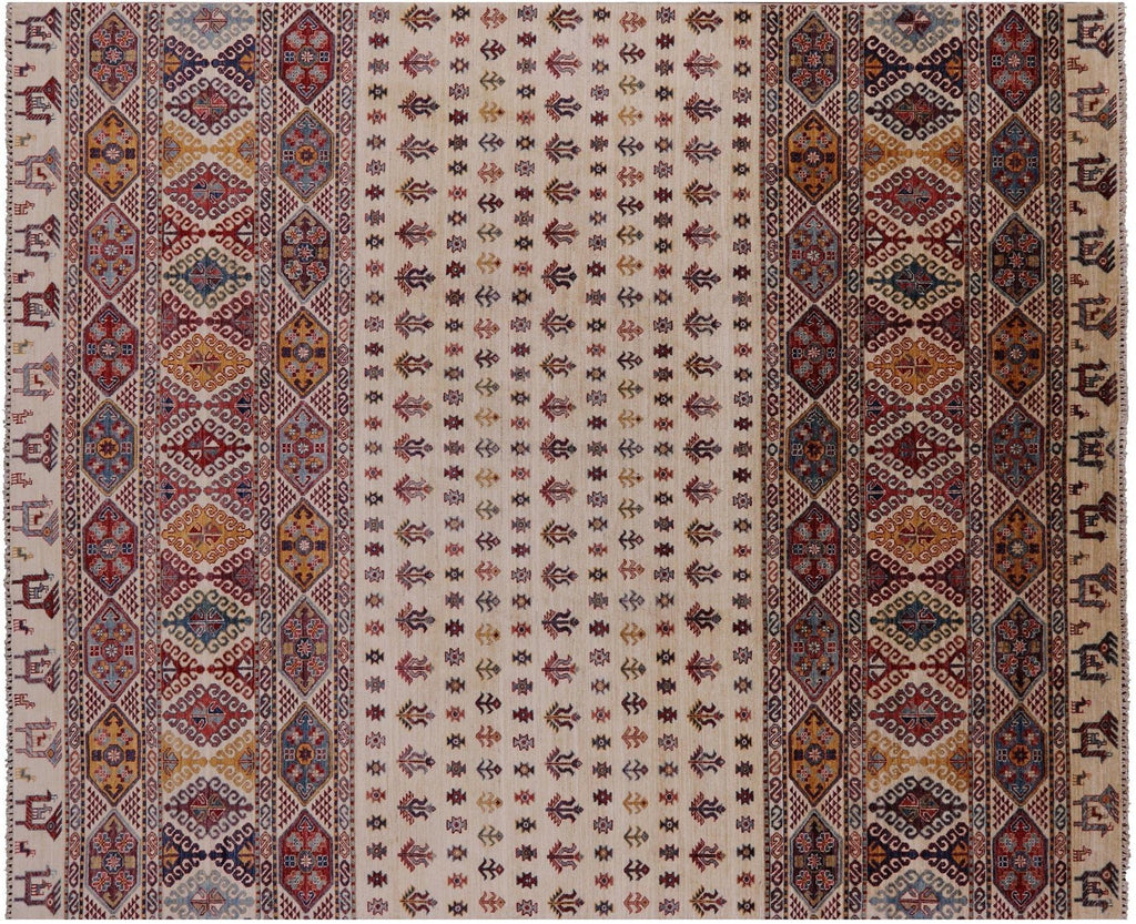 Handmade Persian Gabbeh Tribal Wool Rug - Manhattan Rugs
