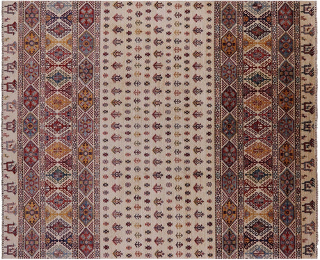 Handmade Persian Gabbeh Tribal Wool Rug - Manhattan Rugs