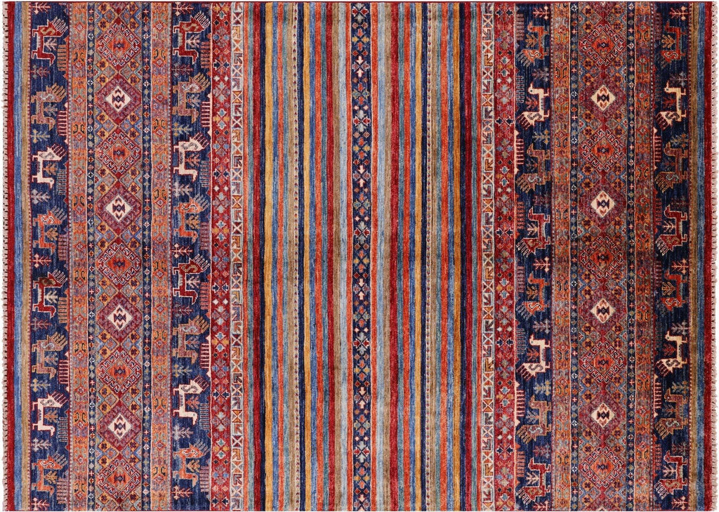 Persian Gabbeh Tribal Hand-Knotted Wool Rug - Manhattan Rugs